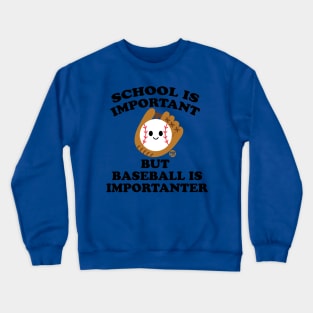 Baseball crewneck sales